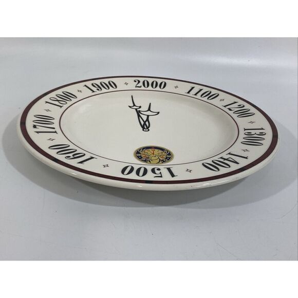 Vintage Syracuse China BPOE Elk Lodge Millennium Clock 2000 Platter 12” - Picture 4 of 8